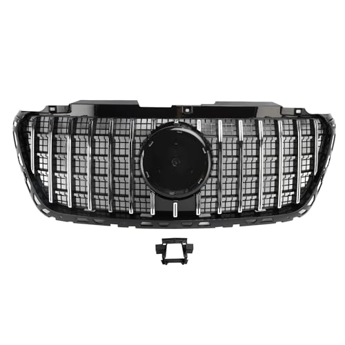 Grille de pare-chocs avant Mercedes Sprinter W907 W910 2018-2023 design GT noir sans logo