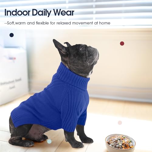 Image of Great Dane Sweater,5XL Extra Large Sweater for Giant Breed Dogs in Winter | Turtleneck Cold Weather Outfit, For Senior & Short-haired Giant Dog Clothes, Elastic Pullover for Saint Bernard,Mastiff