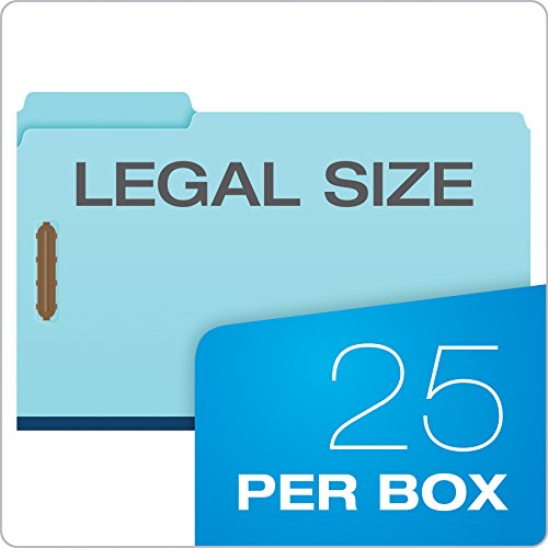 Pendaflex-Pressboard-Fastener-Folders-Legal-Size-Light-Blue-1-Expansion-13-Cut-25BX-616F21-3BLU