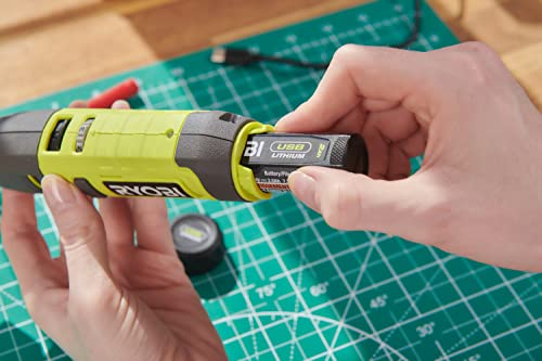 Ryobi RRT4-120GA15 4V Cordless Rotary Tool (1 x 4V 2.0Ah), Green - Image 3