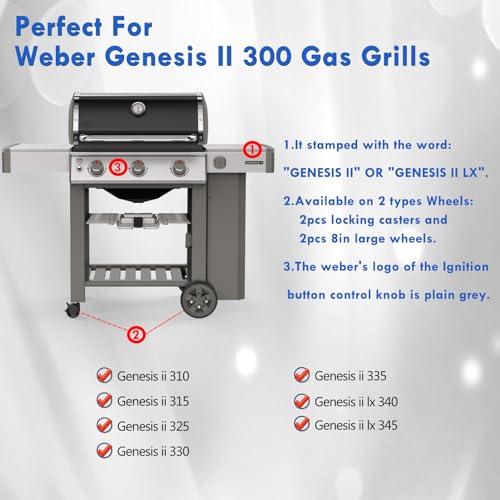 Grilles Aromatisantes Weber Genesis II E310 pour Barbecue Été