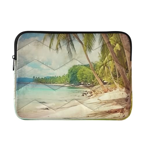 Funda para laptop con diseño de palmeras para 13-14 pulgadas miniatura 1
