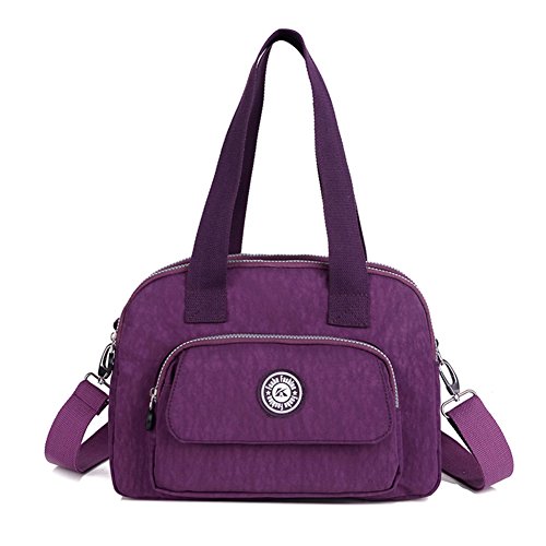 Sac en bandoulière femme avec compartiment pour téléphone portable en nylon