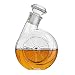 JINYISI Dzbanek w kształcie dmuchawy, butelka, butelka do whisky, karafka do whisky, dekanter do whiskey, burbonu, szkockiej i alkoholu