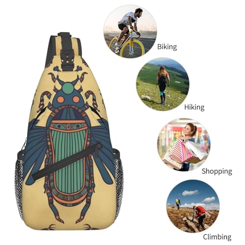 Bolso de Pecho Cruzado para Hombre y Mujer Negro miniatura 6