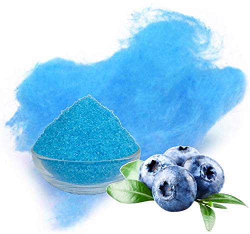 4x250g Aromazucker + 50 Zuckerwattestäbe für bunte Zuckerwatte mit Geschmack | Apfel, Banane, Bubble Gum, Heidelbeere | Farbzucker Zucker für Zuckerwatte Zuckerwattemaschine Zuckerwattezucker – Bild 8