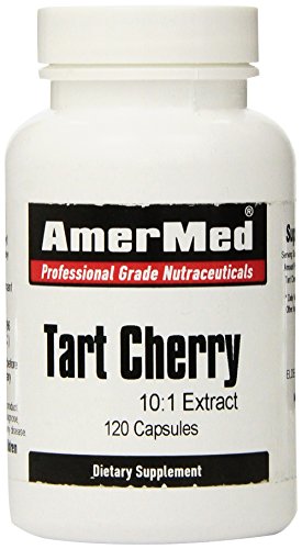 AmerMed Tart Cherry 10:1 Extract 1100 Mg Dietary Supplement, 120 Count AmerMed Tart Cherry 10:1 Extract 1100 Mg Dietary Supplement, 120 Count