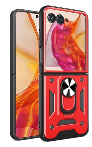 motorola razr 50 ultra �P�[�X�wAFINER�x�V�^ TPU+PC �J�o�[ �����O 360�x��] �X�^���h�@�\ �ԍڃz���_�[�Ή� �����Y�ی� motorola razr 50 ultra ��p �ϏՌ� �Ռ��z�� �w��h�~ �C�菝�h�~ ��