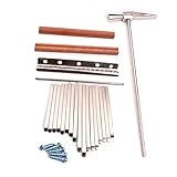 [MATÉRIAU DE QUALITÉ SUPÉRIEURE] Fabriqués en métal durable, ces pianos à pouces sont fiables, résistants aux couleurs et confortables à tenir.La surface et les coins lisses améliorent l'expérience de jeu.