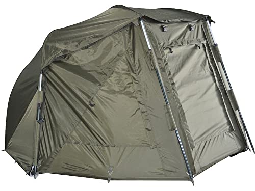 Foto von Karpfenzelt Angelschirm Shelter 1 Mann Alu Brolly 10.000er Wassersäule Zelt wie Bivvy Zelt Angelzelt inkl. Gummihammer