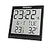 CONTROL Traceable 1076 Digital Radio Atomic Wall Clock, Black