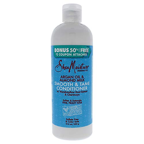 Image of Shea Moisture Argan Oil Almond Milk Smooth Tame Conditioner, 19.5 oz