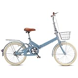 HOUSN 20 Zoll Faltrad Klapprad mit Schutzbleche, Verstellbarer Sitz, Scheibenbremse vorne und hinten, Fahrrad Klappbar und Tragbar für Jungen Mädchen,2,20 Zoll