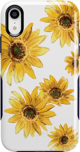 Casely iPhone XR Case | Golden Garden | Yellow Sunflower | Bold Protective Design