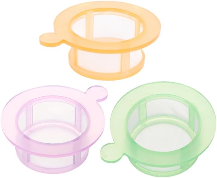 SOLUSTRE 3pcs Lab Cell Strainers 40um 70um 100um Cell Strainer Disposable Mesh Cell Filter Nylon Cell Screen Laboratory Accessories Supplies Science Experiment Tools