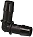 Eldon James L0-8GFBN Glass Filled Black Nylon Equal 90 Degree Elbow, 1/2" Hose Barb (Pack of 10)