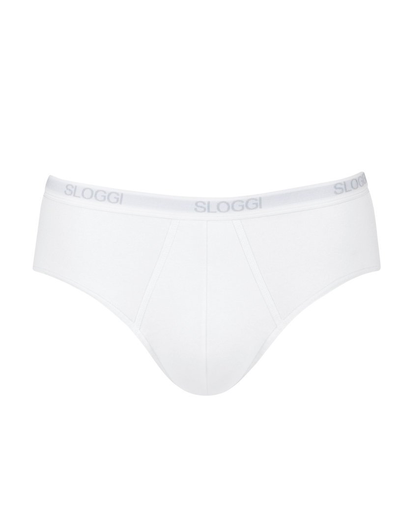 Sloggi Basic Midi Slip Da Uomo, Bianco (White), 7-image