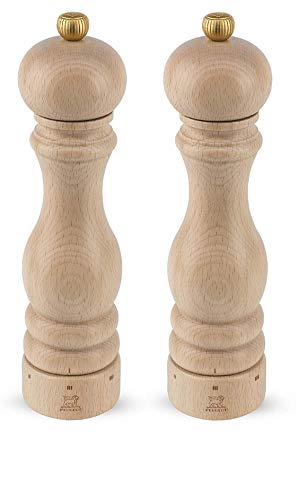 Peugeot Paris U'select 9-Inch Pepper & Salt Mill Set, Natural Beechwood #TOP15
