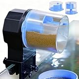 Automatischer Fischfutterautomat | Batteriebetriebener Kompakter Futterspender | Automatische Futterautomaten,Für Betta Schildkröte Aquarium Haustierhandlung Urlaub