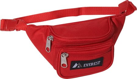 Everest Signature Waist Pack 044KS (Set of 4),Red,US