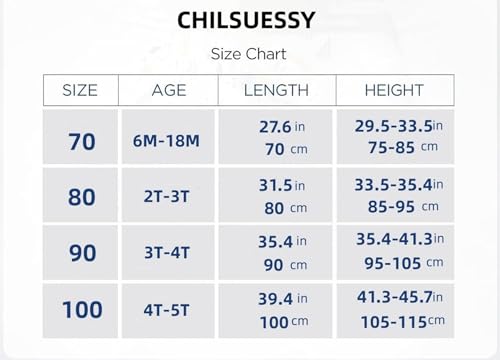Chilsuessy Baby Schlafsack mit Beinen Schlafsack 100% Baumwolle Ganzjahres Schlafsack mit Füßen, 1.5 Tog/Frühlingsmagpie… – Ansicht 6