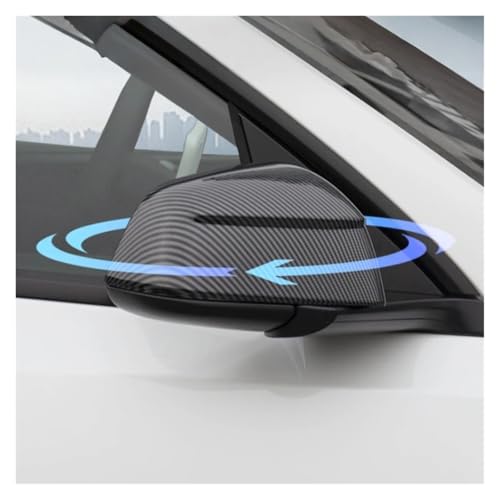 Rétroviseur extérieur pour Tesla Model Y 2025, kit de coques carbone - 5