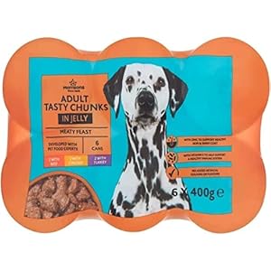 Morrisons Dog Food Meat Chunks In Jelly, 6 x 400 g