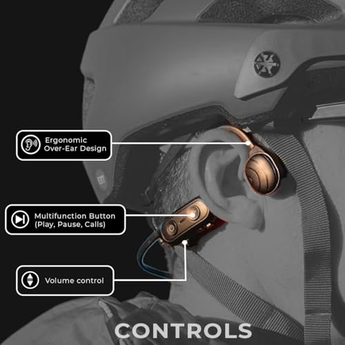 Outdoor Tech - Hawk Bone Conduction Headphones - Wireless Open-Ear Sweatproof Bluetooth 5.0 Lightweight - Ideal for Running Cycling & Group Fitness - Image 4