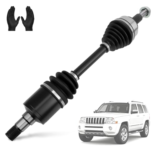 663419 Front CV Axle Shaft for Jeep Grand Cherokee & Commander, Replaces OEM# 52104701AB & 66-3419 & 60-3419 - Fits 2005-2010 Grand Cherokee AWD, 2006-2010 Commander 4WD, Left Driver Side by Tomanic - Used condition - US$78.63