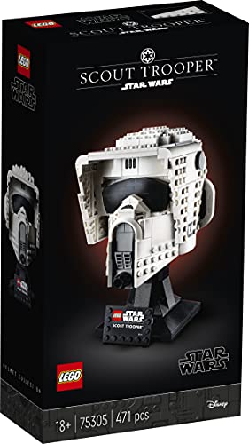 LEGO 75305 Star Wars Le Casque du Scout Trooper, Kit de Construction, Masque, Maquette, Décoration,...