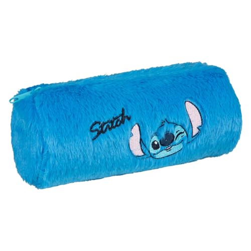 Undercover trousse Stitch peluche - trousse colorée et douce pour enfants