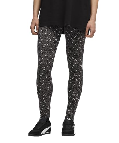 PUMA Legging à imprimé animal Essentials Femme XS, Black
