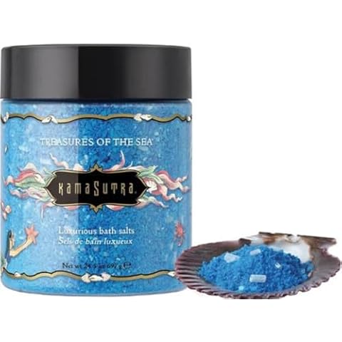 Kama Sutra Treasures of The Sea Ocean Blu 24.5 oz with Skin Softening and Nourishing Minerals Cover