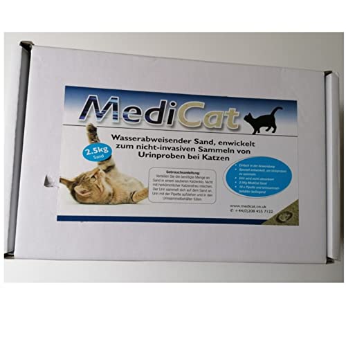 MediCat lettiera per gatti | 2,5 kg | Per la raccolta delle urine | Adatta a tutti gli animali che necessitano di campioni di urina | Metodo senza stress