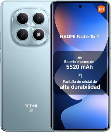 XIAOMI REDMI Note 15 5G - Smartphone de 8+256GB, Pantalla AMOLED ...