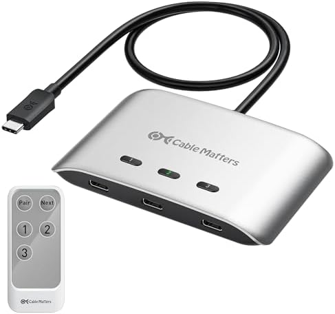 Cable Matters 20Gbps USB-C KVM Switch