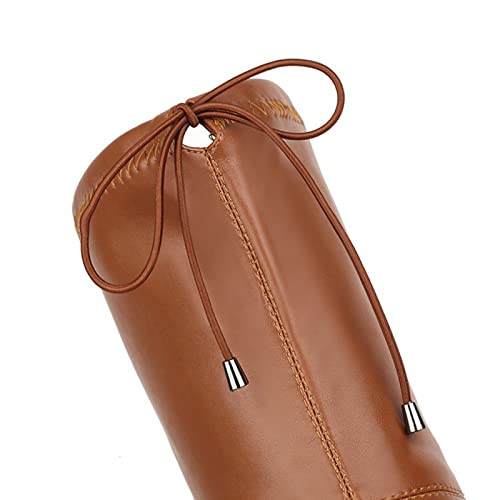 Cuissardes avec talons épais de 7,5 cm et tige extensible - 3