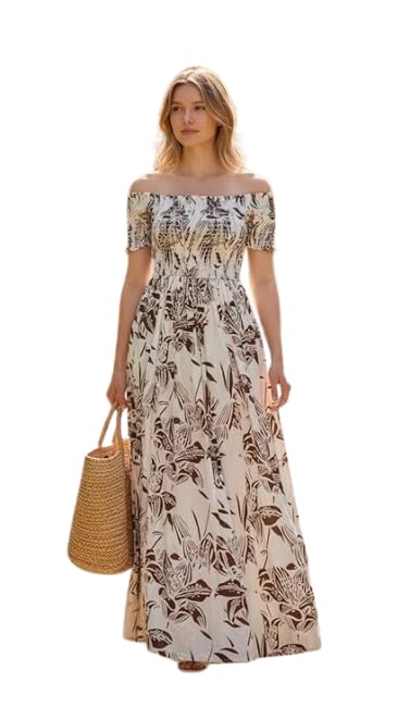 Smoky Elegant Designer Gown for Women – Stylish Maxi Dress, Evening Gown, Wedding & Special Occasion Long Dress – Comfortable Fit & Premium Fabric White