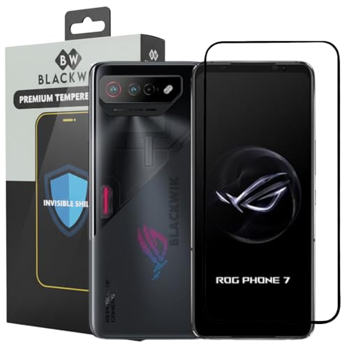 Image of Blackwik Tempered Glass Screen Protector for Asus ROG 7 with Edge-To-Edge Protector Coverage | Easy Installation Kit (Black)