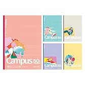 ※【クーポンで127円OFF!】1冊あたり90円!コクヨ キャンパス ノート 限定 50周年記念 セミB5 ドット入り A罫 5色パック ノ-3CATN-L39X5 449円!