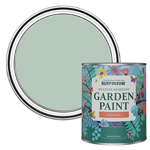 Rust-Oleum Green Mould-Resistant Garden Paint In Satin Finish - Leaplish 750ml