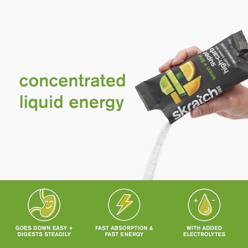 image for Skratch Labs Super High-Carb Drink Mix Packets - Carbohydrate Powder -