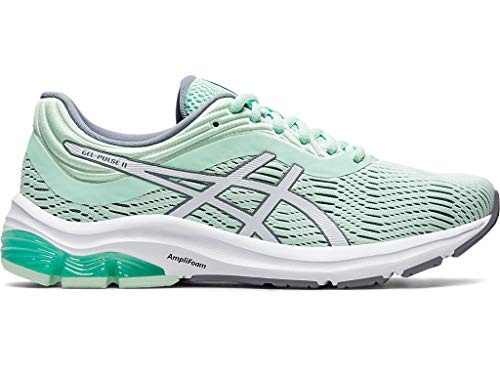 ASICS Women's Gel-Pulse 11 Running Shoes, 8M, Mint Tint/White