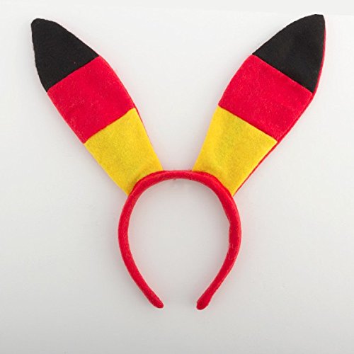 German Flag eurowebb Headband with bunny ears – Supporter