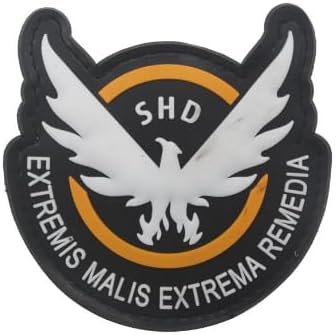 The Division Agent SHD PVC Patch Armband Badge Military Decorative Sewing Applique Embellishment Tactical Patches z1