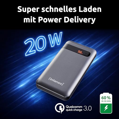 Intenso Powerbank PD10000 Power Delivery 10000Mah Nero - 2
