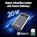 Intenso Powerbank PD10000 - externer Akku mit Power Delivery & Quick Charge 3.0 (10.000mAh, geeignet für Laptop, iPhone, Smartphone, Tablet, Kopfhörer etc.), Anthrazit