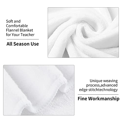 Blanket Music Teacher, Music Throw Blanket Teacher, Warm Soft Bed Throws For Music Lovers, Lightweight Fleece Music Blanket Throws For Teacher Gifts Appreciation Gifts 60"X80" #TOP1