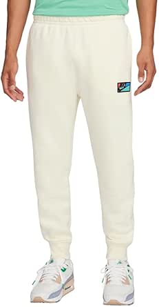 NIKE(ナイキ) クラブ+ BB パッチ GX スウェット ジョガー パンツ フリース FB8438 ブラック ココナッツミルク グリーン スポーツウェア ジム トレーニング フィットネス 裏起毛 メンズ 国内正規品