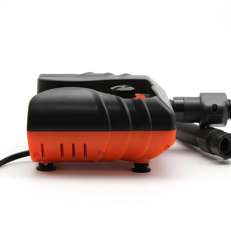 RYDE E-Pump First - Pompe Électrique Sup Haute Pression 16 PSI – Gonfleur 12V Allume-Cigare Rapide pour Paddle, Kayak et Bateau Gonflable – Stop Automatique & 5 Embouts Inclus – Débit 70L/Min